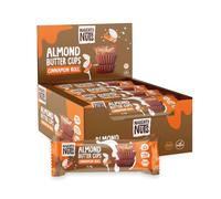 Naughty Nuts Bio Beurre d'Amande et Roulé à la Cannelle - Vegan, sans Huile de Palme et sans Sucre Raffiné - 12 x 39 g