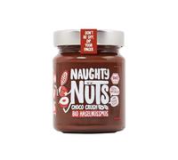 NAUGHTY NUTS Bio Noisette Beurre Choco Crush | Chocolat végétalien | 100% Naturel | Sans huile de palme ni sucre | Idéal comme garniture pour le muesli - 250 g