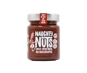 NAUGHTY NUTS Bio Noisette Beurre Choco Crush | Chocolat végétalien | 100% Naturel | Sans huile de palme ni sucre | Idéal comme garniture pour le muesli - 250 g