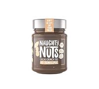 NAUGHTY NUTS Croquant de cacao au beurre de cacahuète bio | Beurre de cacahuète végétalien | 100% Naturel | Sans huile de palme ni sucre | Idéal comme garniture pour le muesli - 250 g