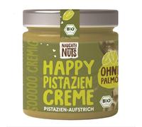 Naughty Nuts Happy Crème de Pistache - 100% Naturelle, Vegan, Sans Huile de Palme et Sans Sucre - 200 g