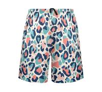 Naughty Ocean Pantalon de pyjama confortable pour homme Motif léopard Cyan, Vilain Océan Léopard Cyan, S