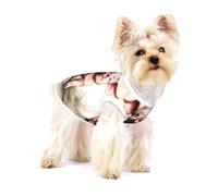 Naughty Pig Baby 1 Dog T-shirt imprimé doux et respirant pour petit animal de compagnie en coton sans manches