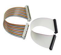 naughtystarts Câble ruban IDC GPIO mâle vers femelle et femelle 40 broches 8" fils de cavalier pour la connexion Raspberry Pi 2 3 modèle B B+ W 3.5 écran tactile TFT écran LCD