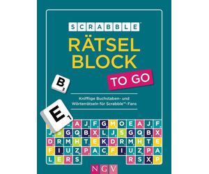 Naumann & G&oum Scrabble™-Rätselblock "to go": 100 knifflige Buchstaben- (Poche)