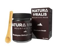 Naura Uralis Himalayan Shilajit | 200g de résine minérale de Shilajit biologique, naturellement formé - Shilajit noir très puissant des montagnes de l'Himalaya.