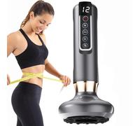 Naurella Masseur Anti Cellulite Original,Anti Cellulite Puissant Appareil,Appareils Anti Cellulite,Réglable 12 Niveaux,Réduit Cellulite Incrustée Cuisse Et Fesses,Vibrapro Sculpteur (Gris)