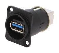 NAUSB3-B RÉVERSIBLE USB 3.0 CHANGEMENT DE GENRE NOIR NEUTRE