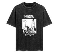 Nausea Extinction 1990 Album Cover Black T-Shirt Mens Tee Unisex Tops L