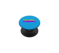 Nausée drôle Demi-Couleurs Vert/Violet PopSockets PopGrip Adhésif