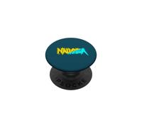 Nausée drôle Deux Couleurs Jaune/Aqua PopSockets PopGrip Adhésif