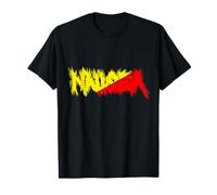 Nausée drôle Deux Couleurs Jaune/Rouge T-Shirt