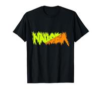 Nausée drôle Deux Couleurs Vert/Orange T-Shirt