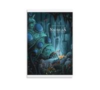 Nausicaa of The Valley of The Wind Anime Poster décoratif sur toile pour salon, chambre à coucher, art mural, impression photo, décoration moderne, pour salle familiale, 50 x 75 cm