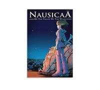 Nausicaä of The Valley of The Wind Studio Ghibli Poster imprimé sur toile pour décoration de la maison, chambre à coucher, décoration moderne, cadeaux (20 x 30 cm)