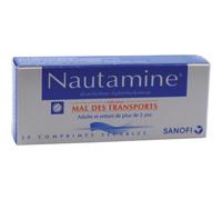 Nautamine Mal Des Transports 20 Comprimés Sécables