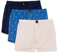 Nautica Boxer Homme, Peacoat/Oasis Pink/Sailly Bolt Blue, M