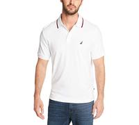 Nautica Men's Classic Fit Short Sleeve Dual Tipped Collar Polo Shirt