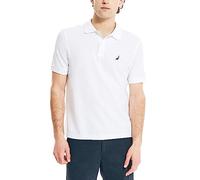Nautica Classic Short-Sleeve Solid Polo Shirt, Blanc (Blanc Brillant), XXL Homme