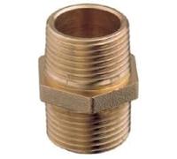 Nautica DDR srl Mamelons Doubles MM (mâle - mâle) en Laiton - Raccords pour installations de plomberie - Jardinage Plomberie Nautique (1")