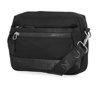 Nautica Femme Nylon Bean Crossbody Bag with Adjustable Shoulder Strap Bandoulière, Noir, Taille Unique