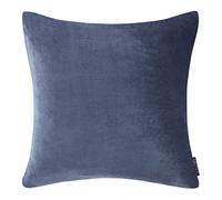 Nautica Fermeture éclair en Polaire Douce, décoration d'intérieur élégante pour lit ou canapé, dortoir, en Polyester, Bleu Marine, 66 x 66 cm