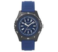Nautica Homme 46mm Bracelet Silicone Boitier Résine Quartz Montre NAPIBZ008