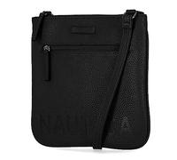 Nautica Lakeside Jaquard Triple Entry Satchel with Detachable Crossbody Strap, Bandoulière Femme, Noir (extérieur), Taille Unique