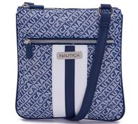 Nautica Lakeside Signature Jaquard North South Sac à bandoulière, indigo, Taille unique