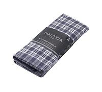 Nautica Lot de 3 torchons de Cuisine 100% Coton - Torchons de Nettoyage Super absorbants et réutilisables pour sécher la Vaisselle, essuie-Mains pour sécher la Vaisselle, à Carreaux Blancs - 45,7 x