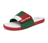 Nautica Men's Bower Athletic Slide, Adjustable Straps Comfort Sandal