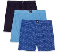 Nautica Men's Cotton Woven 3 Pack Boxer