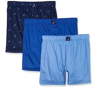 Nautica Men's Cotton Woven 3 Pack Boxer