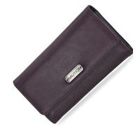 Nautica Money Manager Portefeuille RFID pour Femme Prune