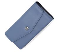 Nautica Money Manager RFID Slim and Small Wallet for Women - Porte-Cartes de crédit avec Porte-Monnaie et Portefeuille à Fermeture éclair, Organiseur d'embrayage pour Femme, Marine, Taille Unique