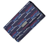 Nautica Money Manager Womens Slim Compact RFID Blocking Credit Card Holder Clutch Wallet Organizer with Zipper Coin Purse and Phone Compartment in Americana