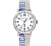 Nautica Montre décontractée NAPLSS014, Beige, Bracelet