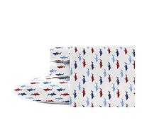Nautica Parure de lit 100% Coton, Gracieuse et fraîche, légère et évacuant l'humidité, 100% Coton, Costazul, lit Simple XL