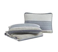 Nautica Parure de lit réversible en Coton pour Toutes Les Saisons, Beige Ridgeport, Queen Size