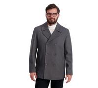 Nautica Classic Double Breasted Peacoat Caban, Charbon, S Homme