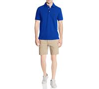 Nautica Polo en piqué de Coton Stretch uni à Manches Courtes, Cobalt Lumineux, 3X Homme