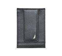 Nautica Portefeuille Classique en Cuir J-Class à Deux Volets, Noir, Taglia Unica