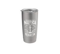 Nautica Regatta Navigator's Guild Vintage Anchor Adventure Gobelet isotherme en acier inoxydable double paroi