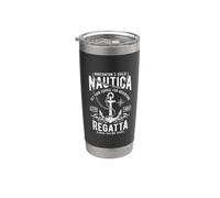 Nautica Regatta Navigator's Guild Vintage Anchor Adventure Gobelet isotherme en acier inoxydable double paroi