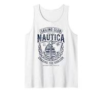 Nautica Sailing Club Chasing The Horizon Ancre Vintage Débardeur