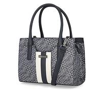 Nautica Sandy Jr. Sacoche à poignée supérieure avec bandoulière amovible, jacquard indigo, Jacquard indigo