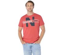Nautica Short Sleeve 100% Cotton Classic Logo Series Graphic Tee T-Shirt Homme