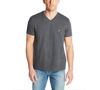 Nautica Men's Short Sleeve Solid Slim Fit V-Neck T-Shirt