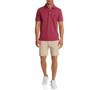 Nautica Short Sleeve Solid Stretch Cotton Pique Polo Shirt, Barolo, XXL Homme