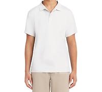 Nautica Short Sleeve Uniform Performance Polo, Blanc, Medium 36/37 Homme